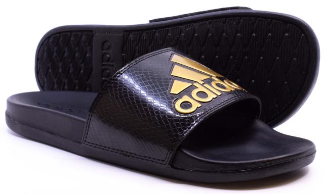 Factory Online : Women > Sandals - Adidas Adilette Comfort Black Gold