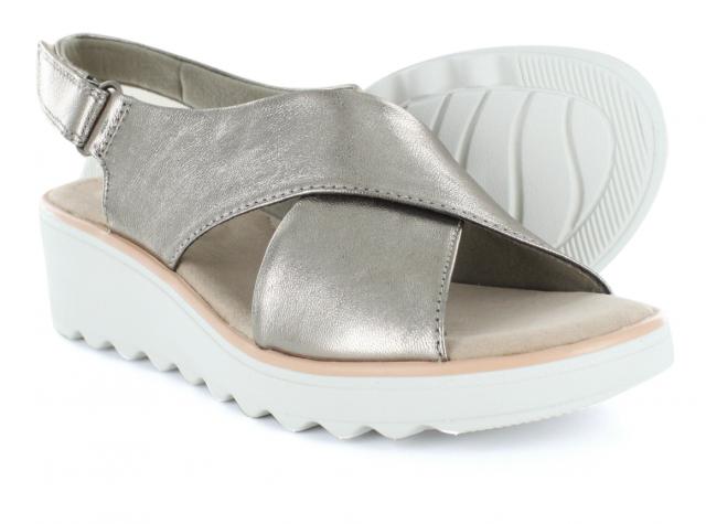 Factory Shoe Online : > - Clarks Jillian Jewel Metallic Leather