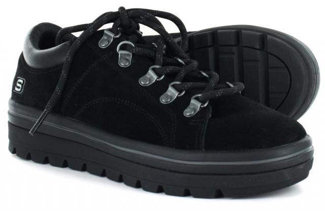 skechers street cleat black