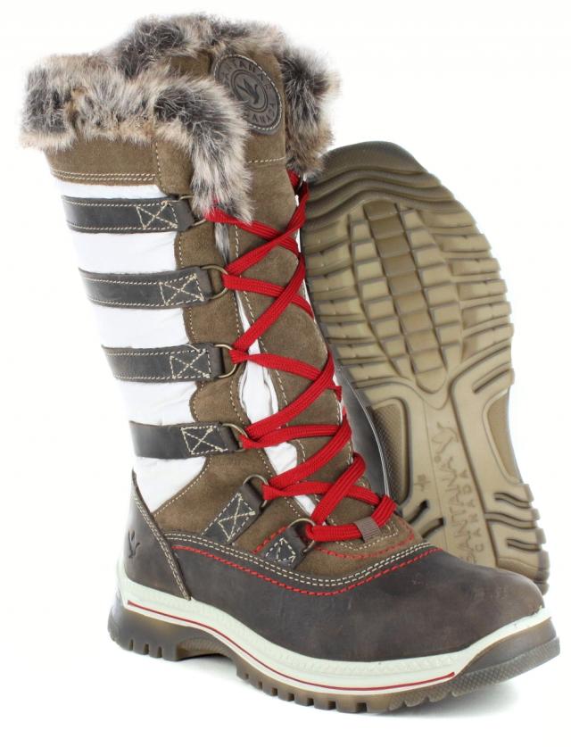 santana canada milani waterproof faux fur boot