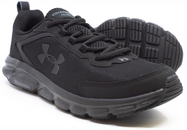 Factory Shoe Online : Women > Athletic - Under Armour Charged Assert 9 4E  Black White