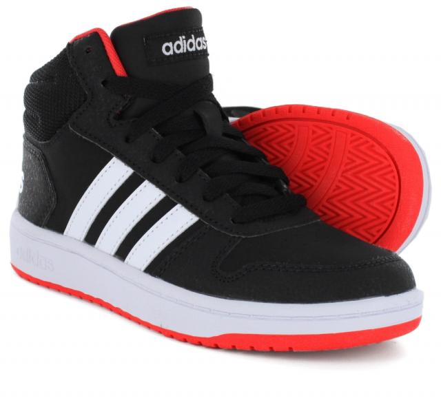 adidas hoops 2.0 mid red