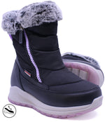 Black/Lavender
